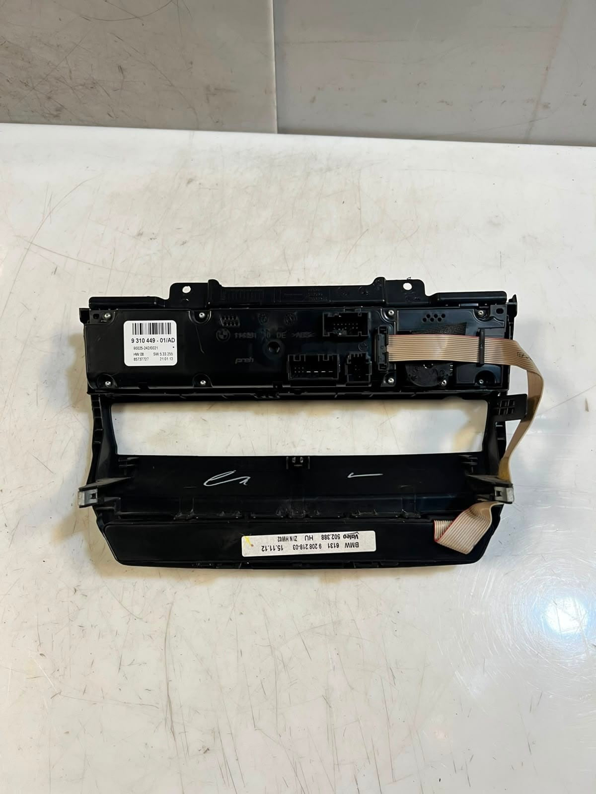 2011-2013 BMW X5 E70 X6 E71 AC Climate Control Panel 9310449 OEM