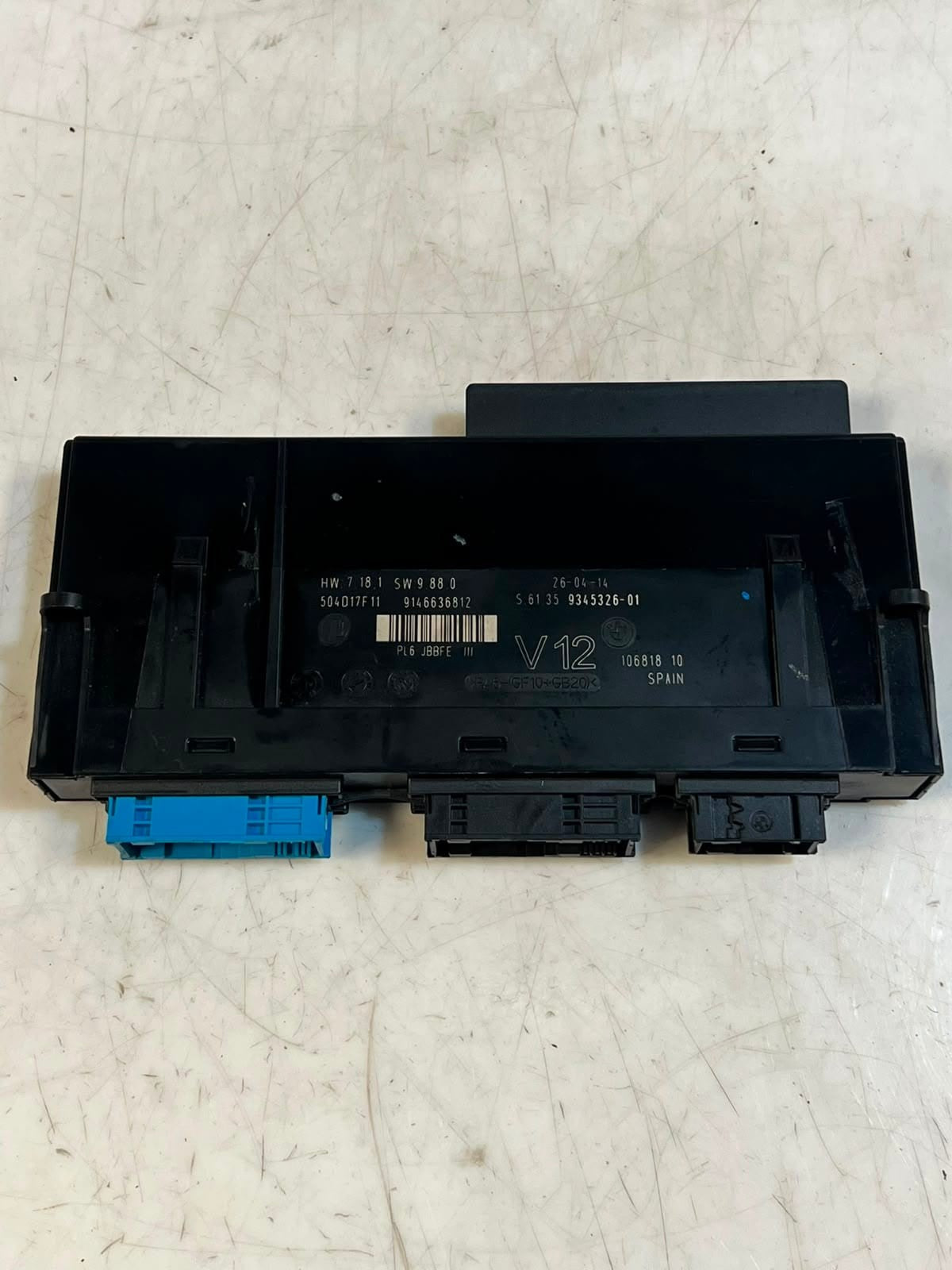 2013-2018 BMW 5 Series GT F07 6' F06 M6 Body Control Module BCM 9345326 OEM