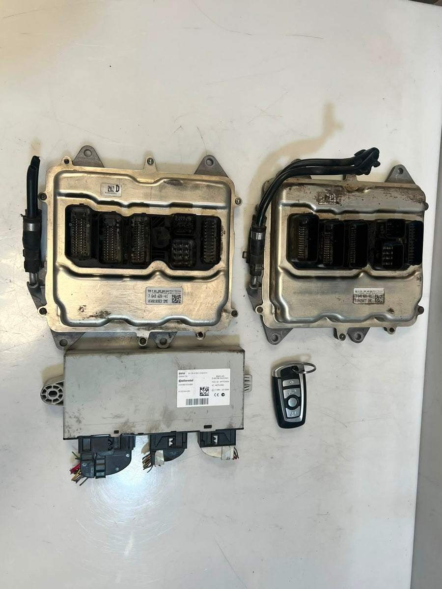 BMW F02 7 Series 750i N63B44B Engine Control Unit ECU SET DME+CAS+1KEY 7649828