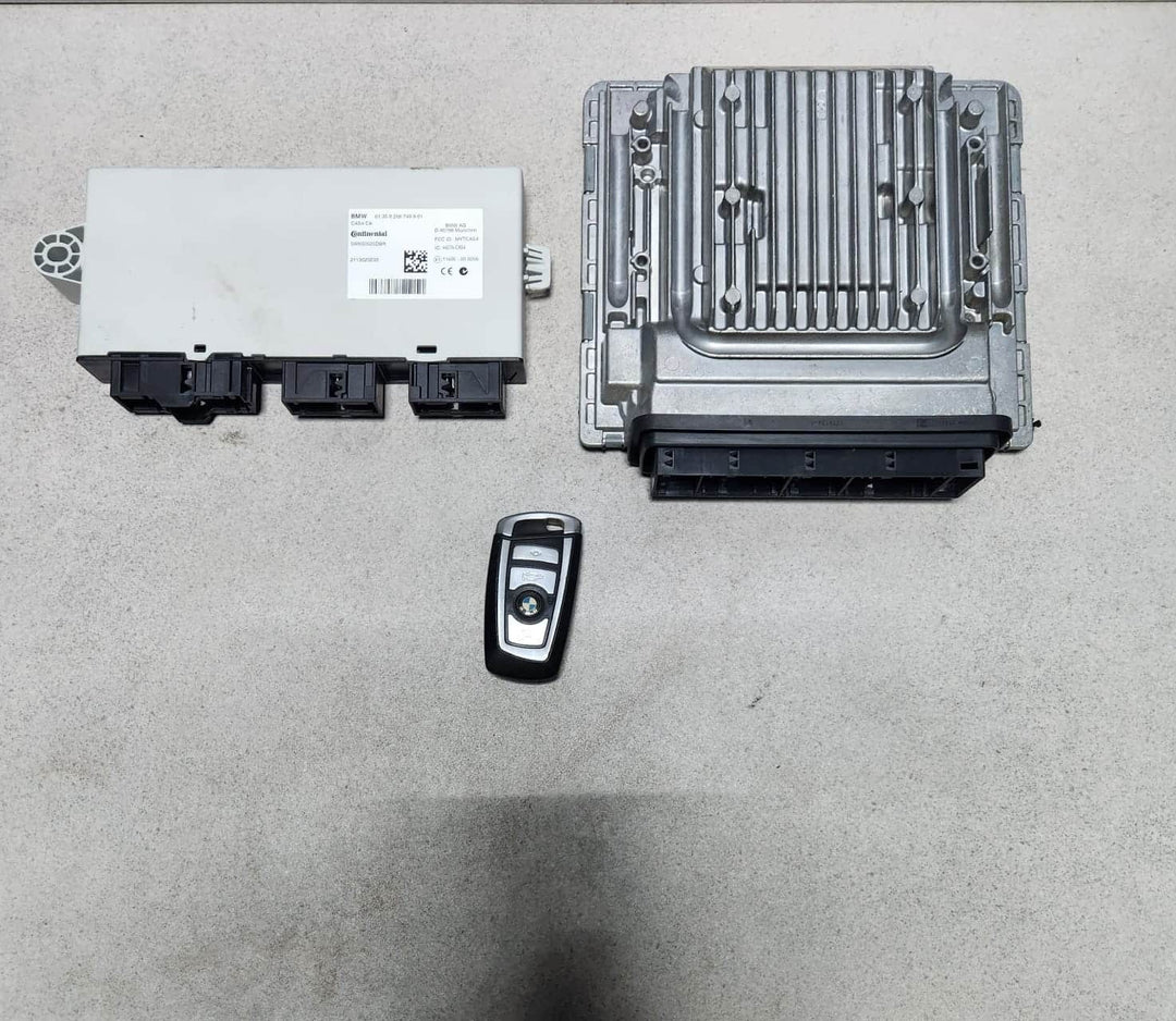 2007-2012 BMW F01 740i N54 RHD Engine Control Unit 7633038 ECU Set