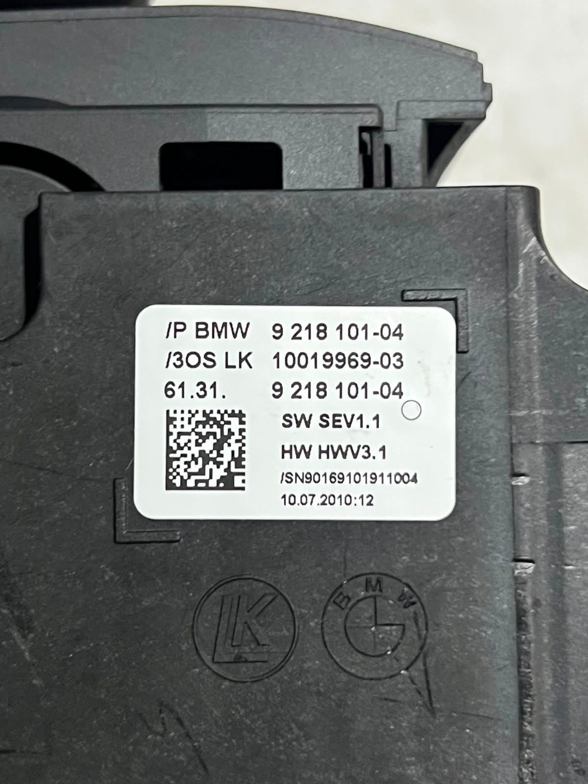 2011 BMW 550i, 5 Series F10/F11 7' Automatic Gear Selector Shifter 9218101 OEM