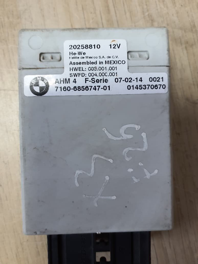 BMW Trailer Towing Control Module 6856747 X3 F25 