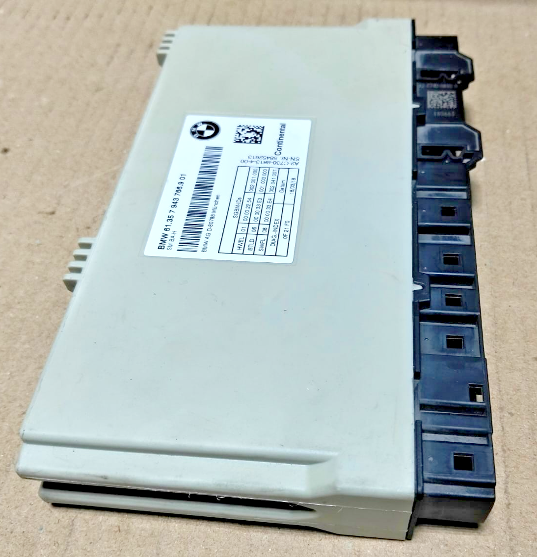 2018-2019 BMW 530E G30 - Front SEAT Control Module 7943766