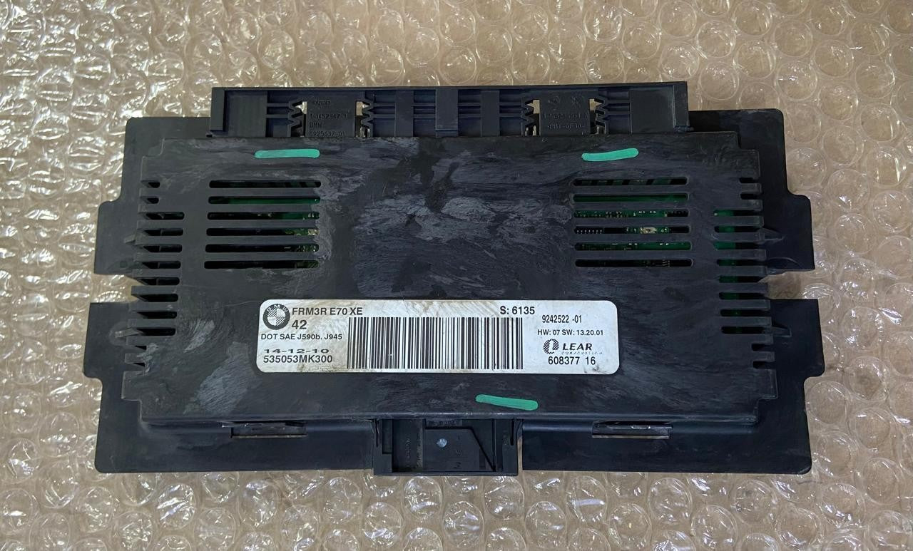 OEM BMW X5 E70 E71 E72 Headlight Control Module Unit FRM3R 9242522