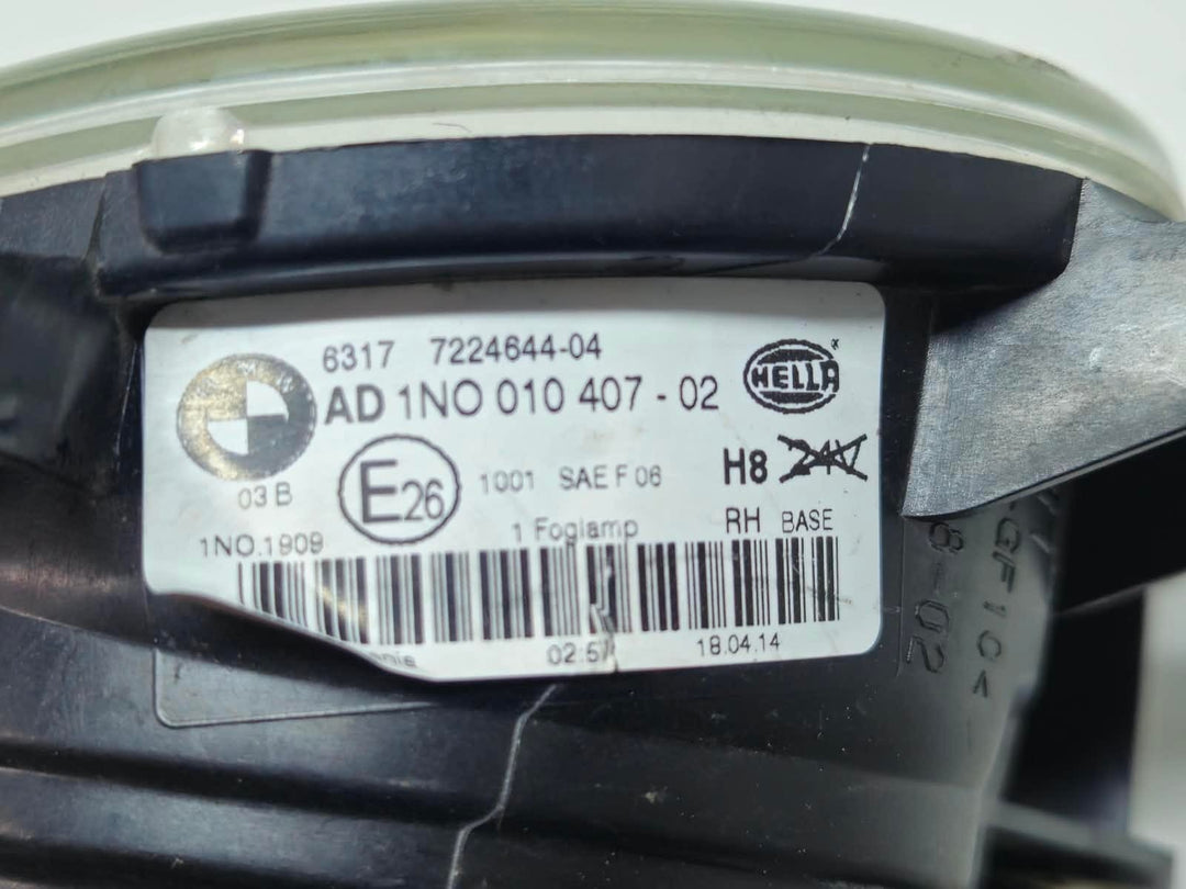 7224644-2009-2013 BMW X5 E70 Front Right Passenger Side Fog Light Lamp OEM