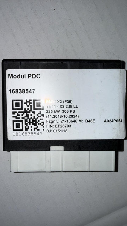 BMW I01 i3 F15 F85 F16 F86 Control Unit Parking Assistant 9495358 OEM L1
