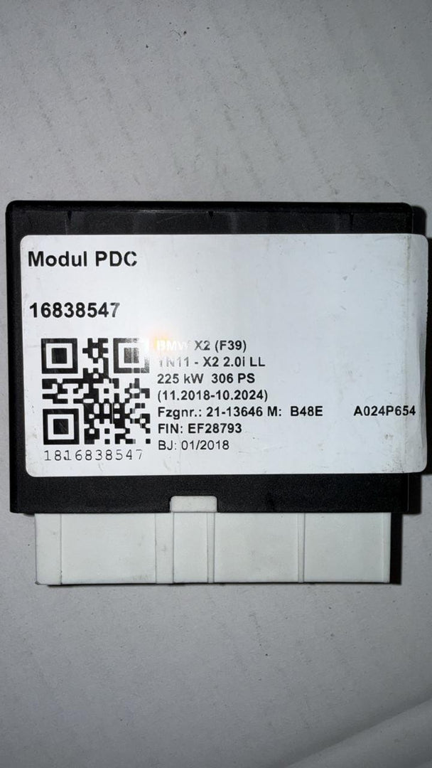 BMW I01 i3 F15 F85 F16 F86 Control Unit Parking Assistant 9495358 OEM L1