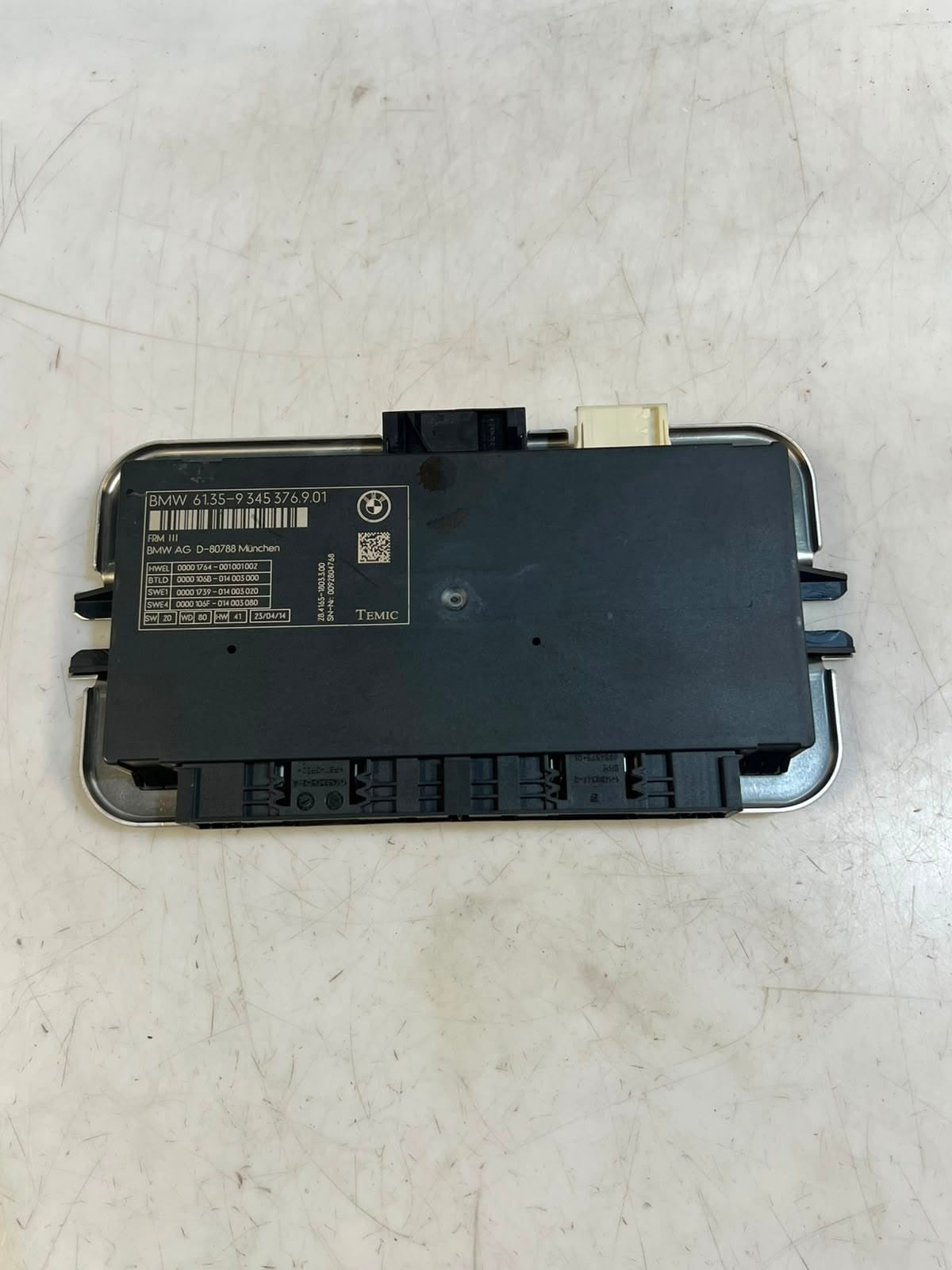 BMW 5 Series GT F07 FRM III Light Control Module LCM 9345376 OEM