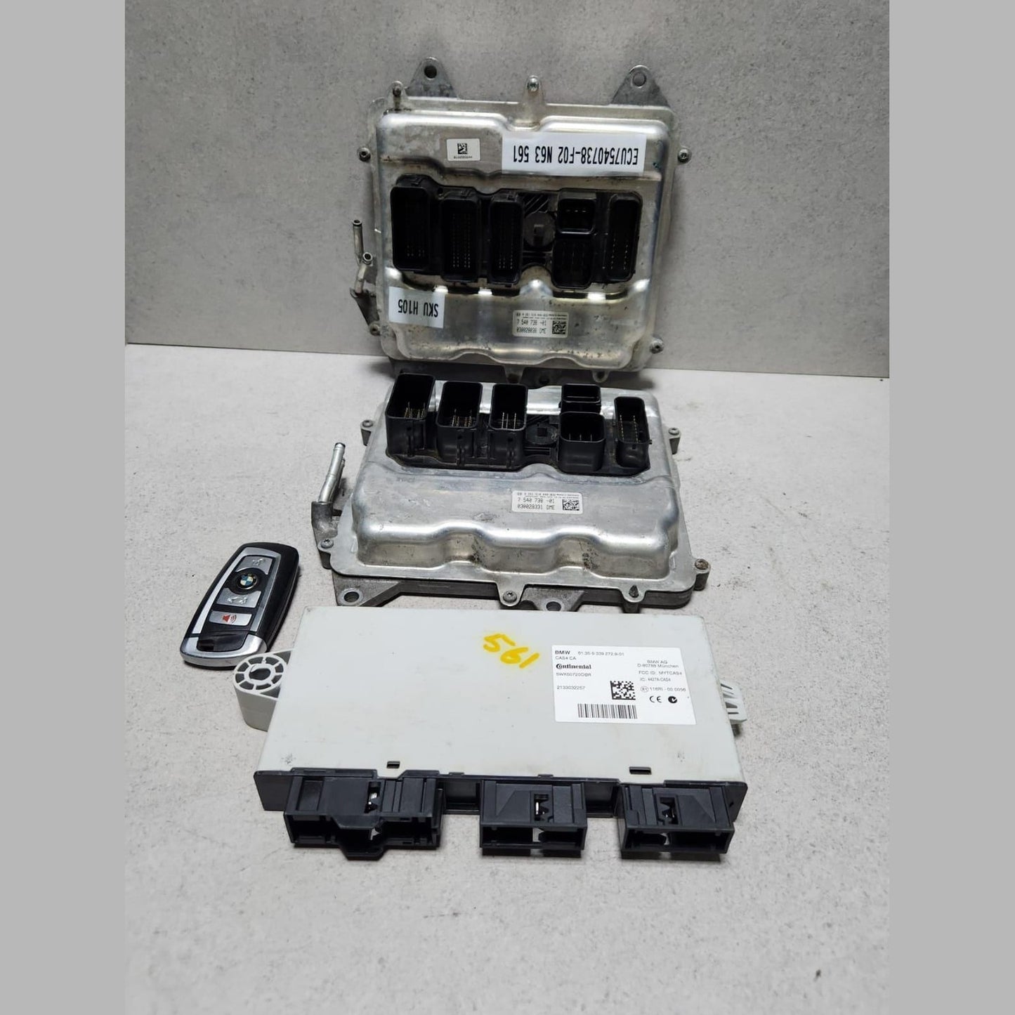 2014-2016 BMW 550i Engine Control Unit 7540738 650i 550i GT 4.4 N63