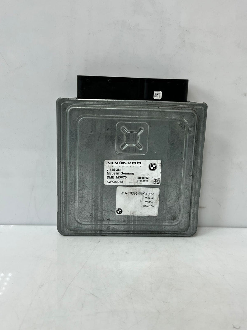 BMW E60 E90 E91 N52 323i 523i 177HP Engine Control ECU DME 7555361 Automatic