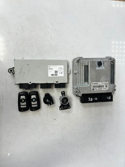 BMW F10 F11 5' B47 N47N 2.0D Engine Control Unit ECU SET DDE+CAS4+2KEYS 8577764