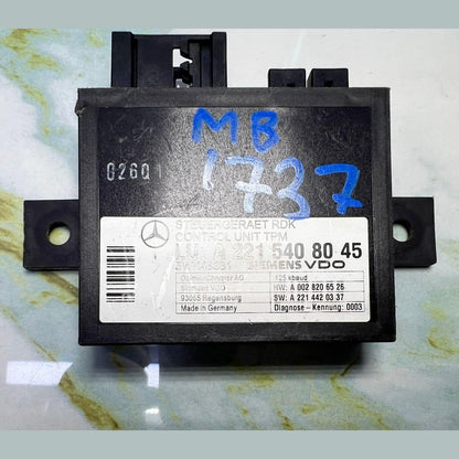 2007-2013 Mercedes S550 Tire Pressure Monitor Module A2215408045 W221 S-Class