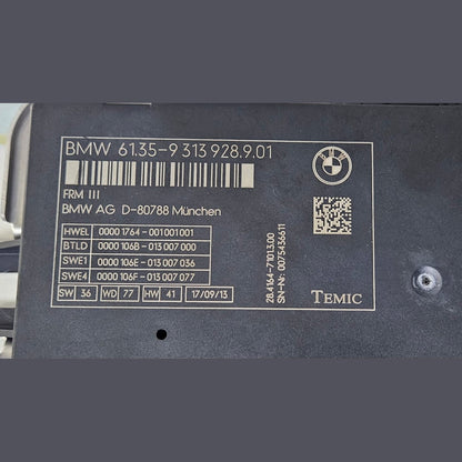 OEM 09-15 BMW F01 F02 F03 Temic Footwell Light Control Module 9313928