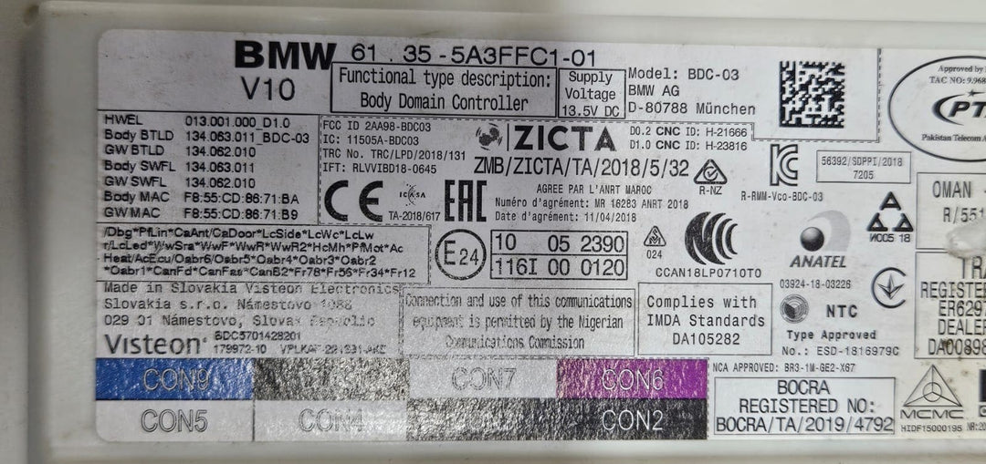 2018-2023 BMW M5 F93 M8 S63M Engine Control Unit 5A25C39 SET OEM