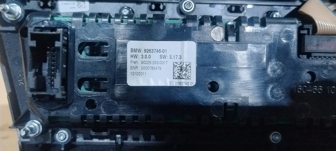 OEM BMW 5 Series F10 F11 Multifunction Climate & Radio Control Switch – 9263746