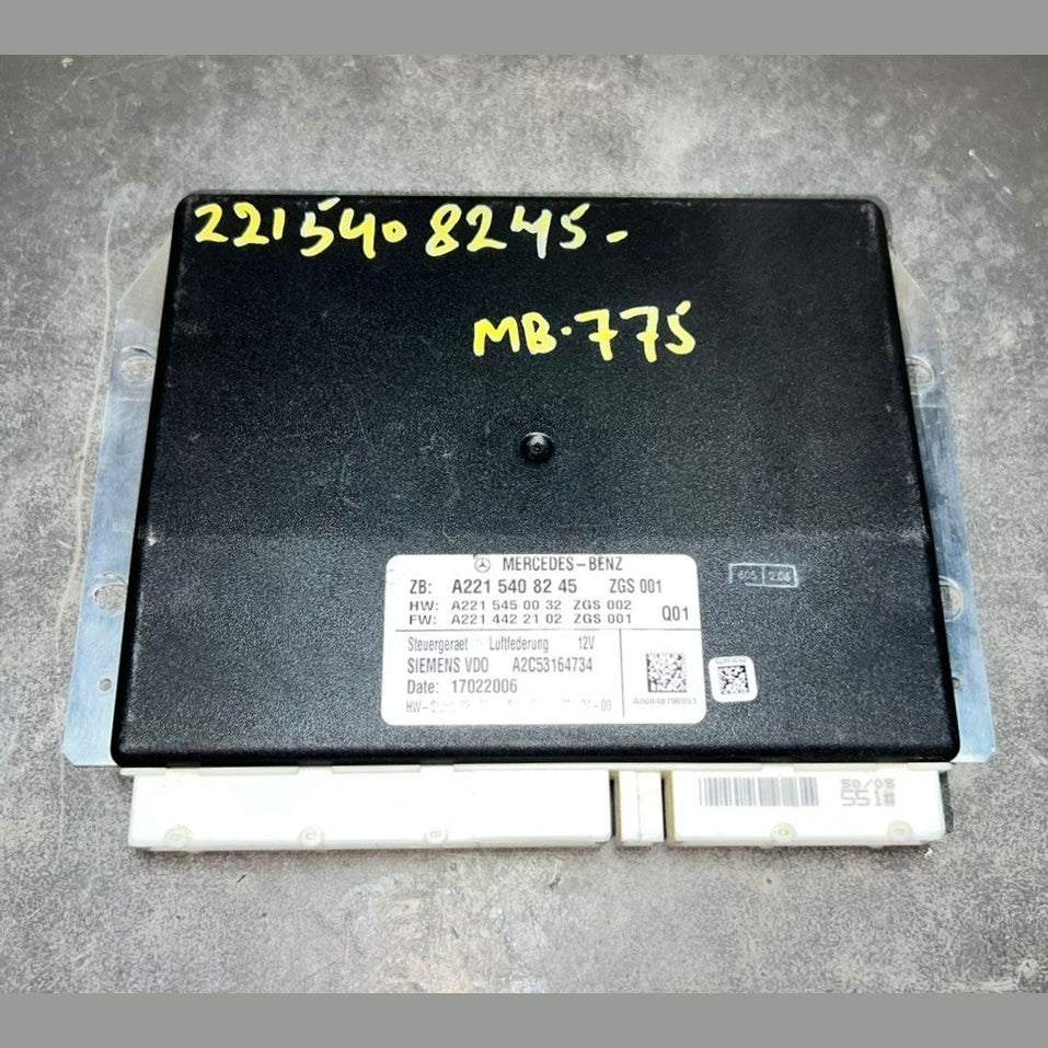 07-13 MERCEDES W221 S-CLASS AIR SUSPENSION CONTROL UNIT MODULE A221 5408245 OEM