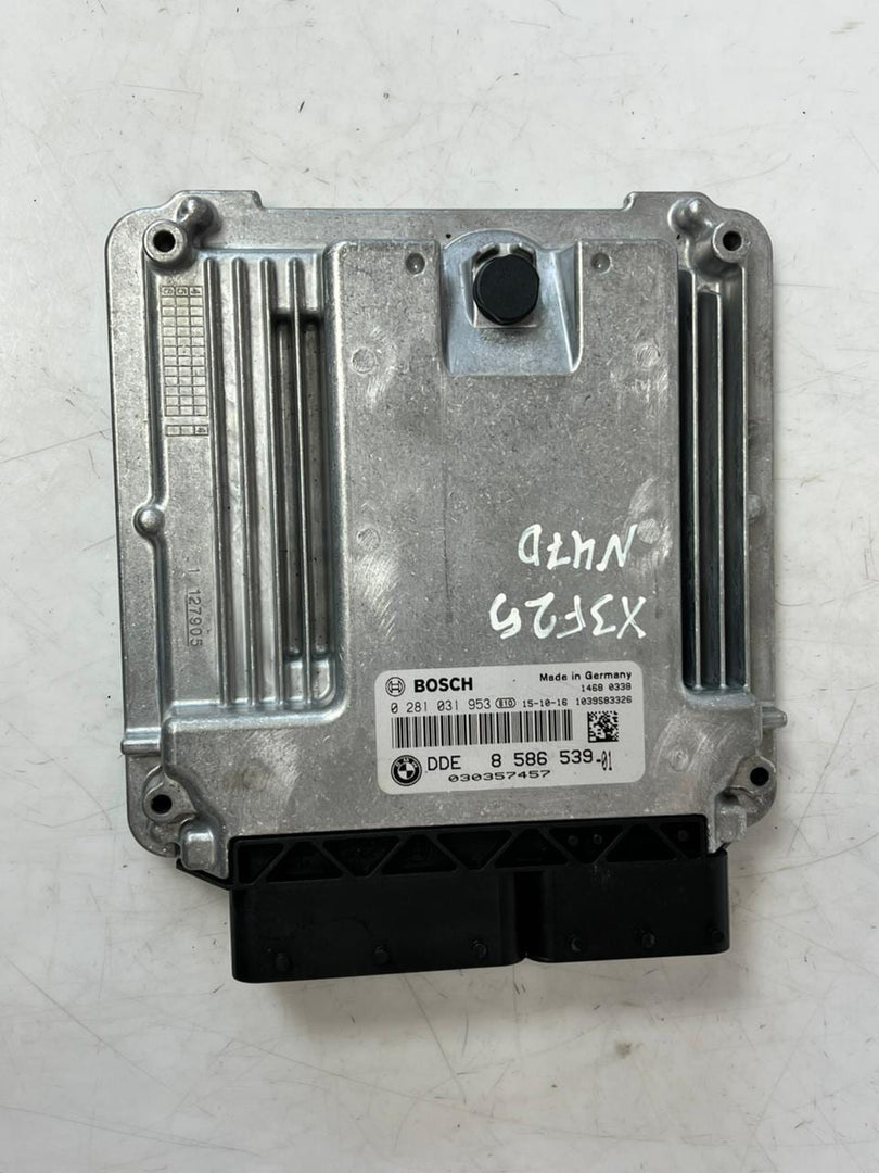 2016 BMW X3 F25 N47D Engine Control Unit ECU SET DDE+CAS4+2KEYS 8586539 OEM
