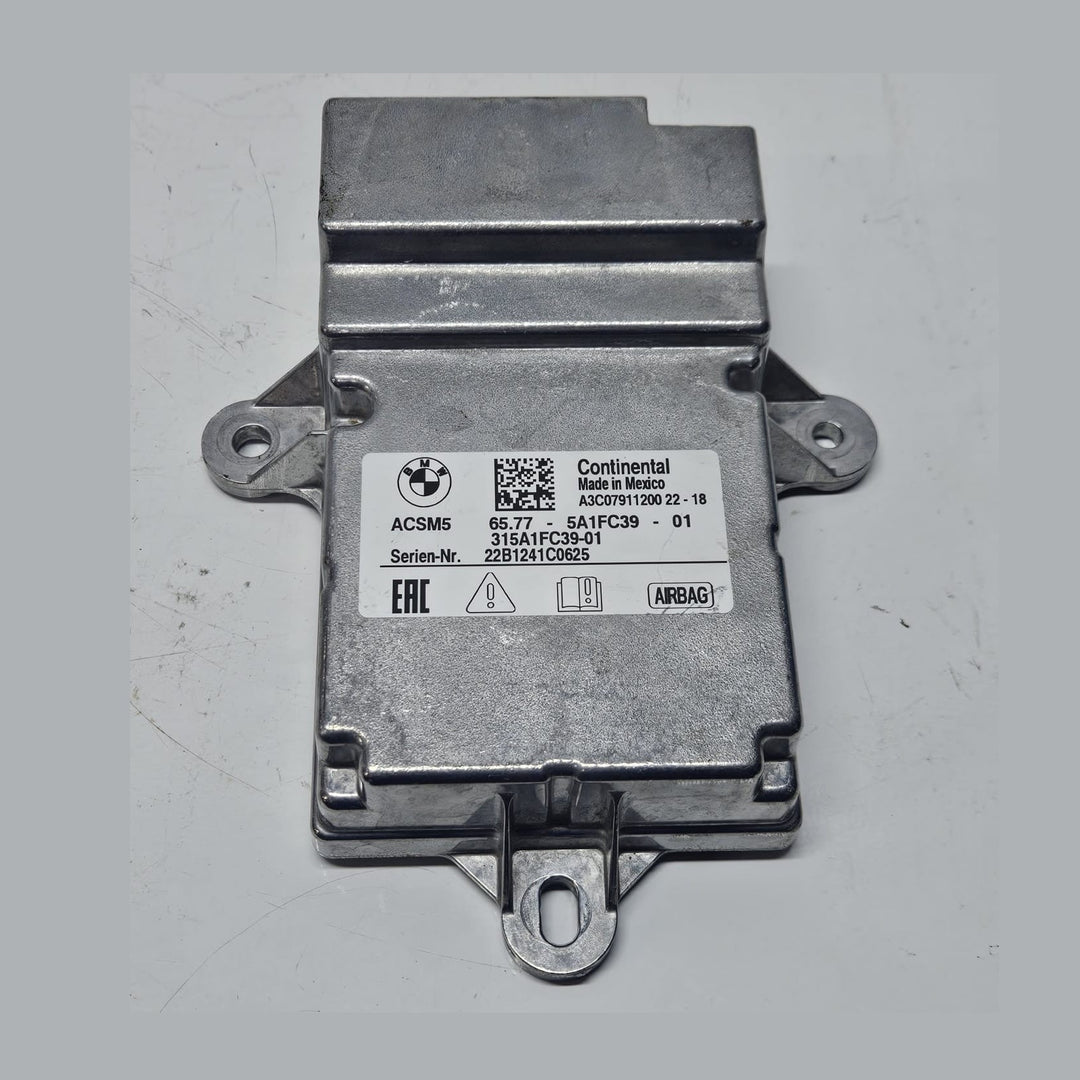 BMW X3 G01 RESTRAINT DIAGNOSTIC COMPUTER MODULE SRS UNIT OEM 5A1FC39