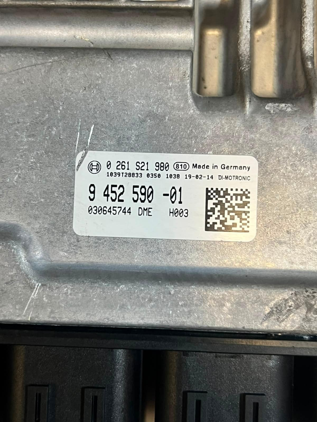 2015-2020 BMW X1 F48 F46 B38 Engine Control Unit ECU ONLY DME 9452590 OEM