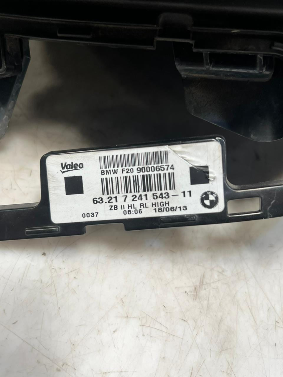 BMW 1 Series F20 Rear Left Outer Tail Light Led White Turn Indicator 7241543 OEM
