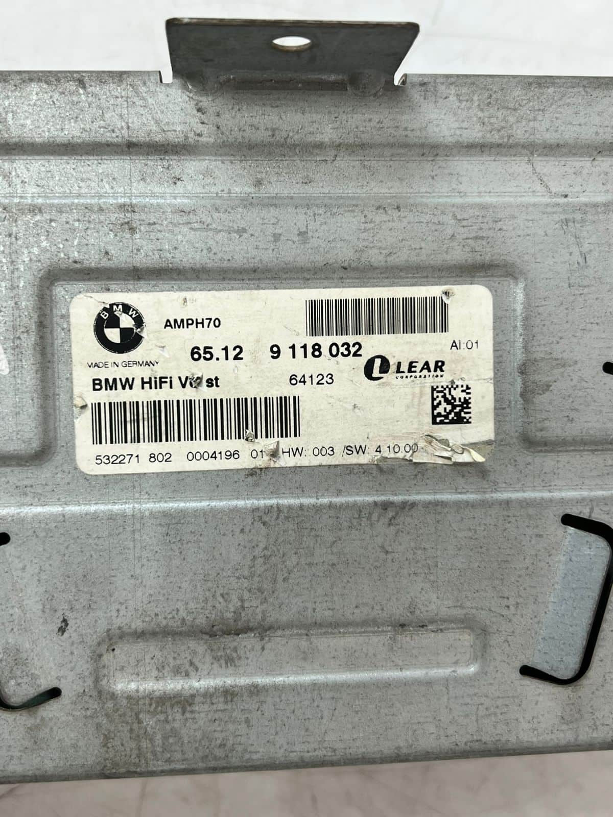 2003-2013 GENIUNE BMW X5 E70 HiFi Lear Audio Amplifier 9118032 OEM