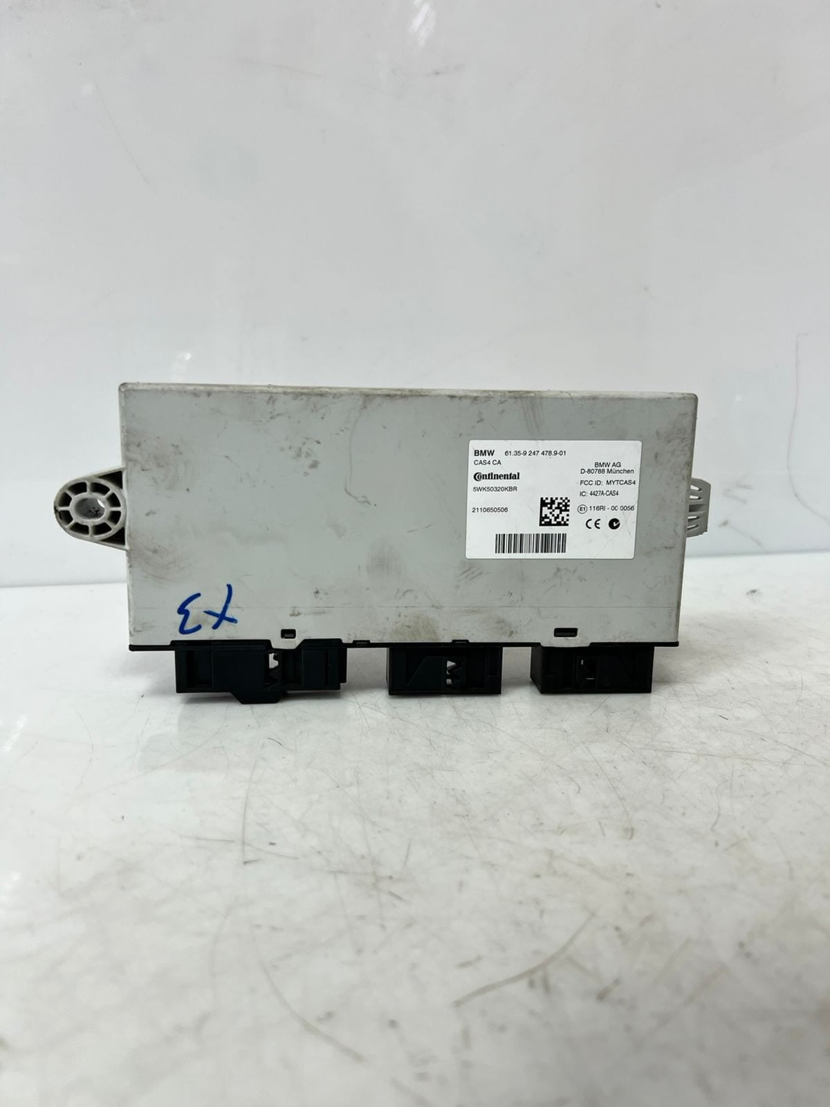 2011 BMW X3 F25 Central Theft Locking Module CAS4 AG 9247478 OEM