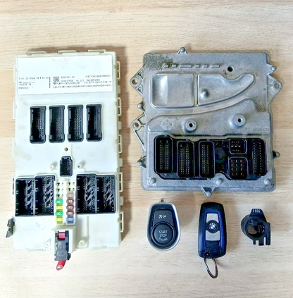 BMW 435i F36 N55 3.0L DME ECU CAS Key Set OEM 7540686 2014