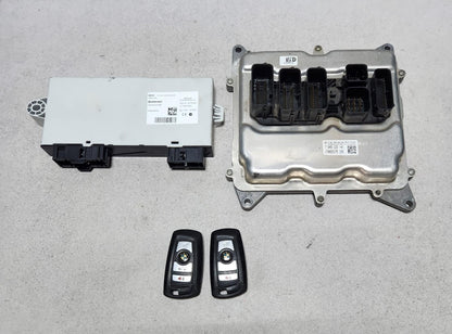 2011-2013 BMW 535i F10 F20 F30 N20 Engine Control Module DME ECU Set 7649123 OEM