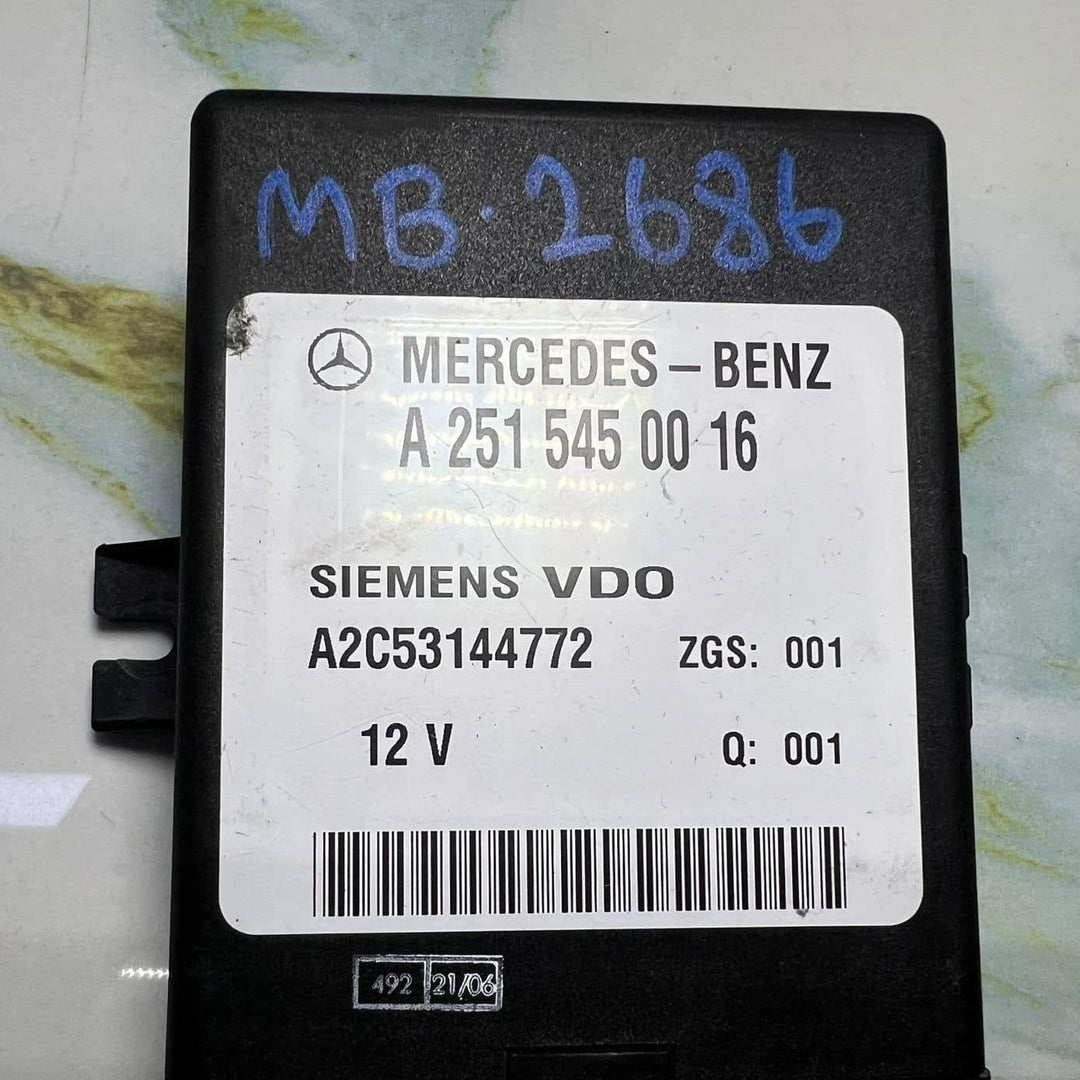 2006-2009 Mercedes R350 Air Suspension Control Module A2515450016 R-Class W251