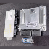 BMW 3 F30 F31 320D  N47N 163HP ENGINE CONTROL UNIT  KIT DDE KEY + FEM- 8584276