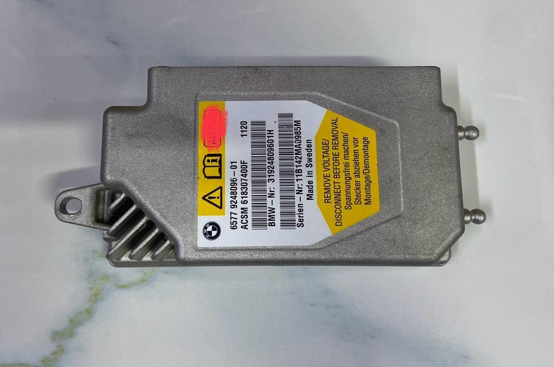 OEM BMW 2011 5 SERIES F10 F11 SRS CONTROL MODULE ECU 9248096