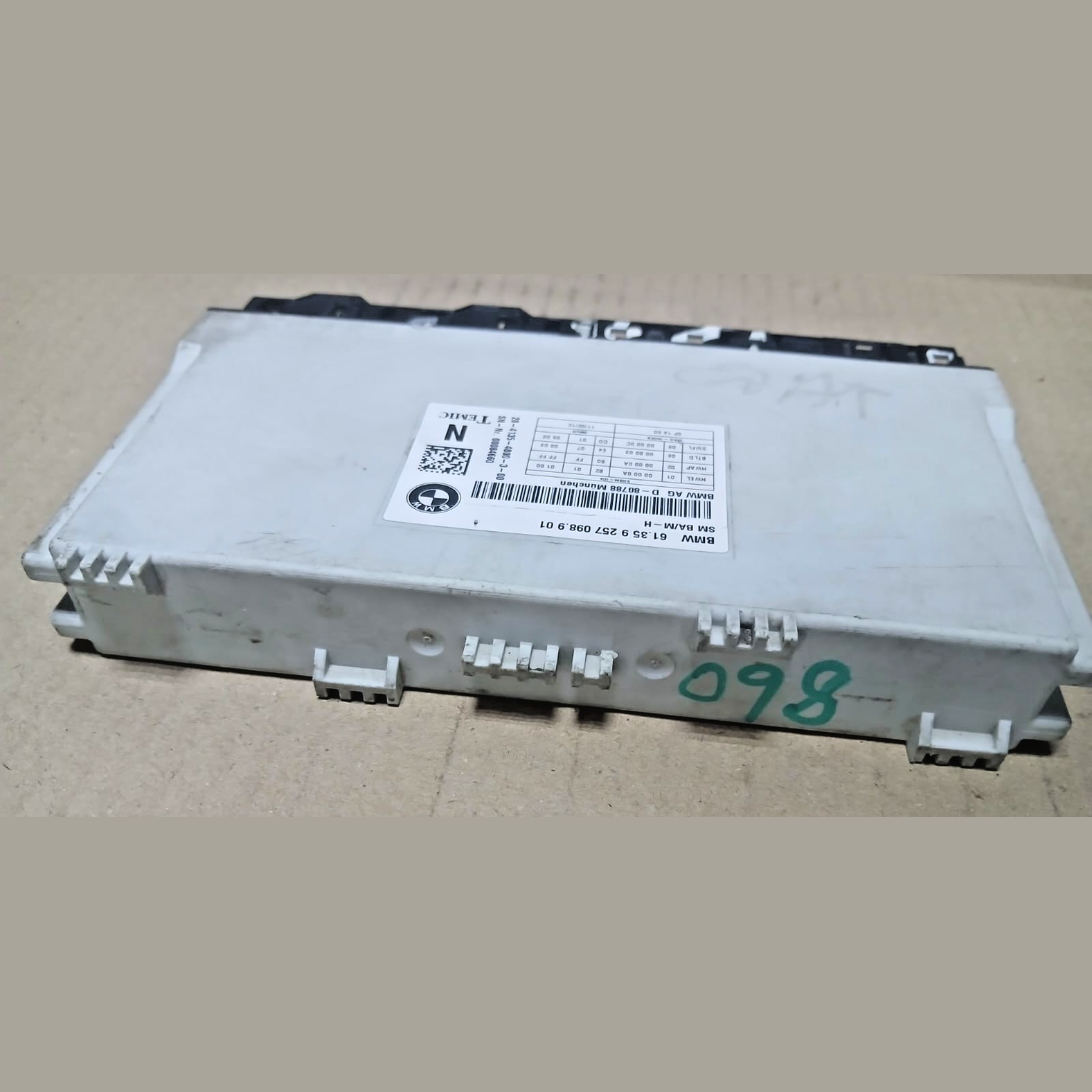 BMW F10 F11 F20 F21 F22 F30 F31 Front Seat Control Module ECU 9257098 SM BA/M-H