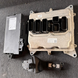 BMW Z4 X1 20i N20 E84 ENGINE CONTROL ECU Kit DME CAS3 + Key Manual - 8603576