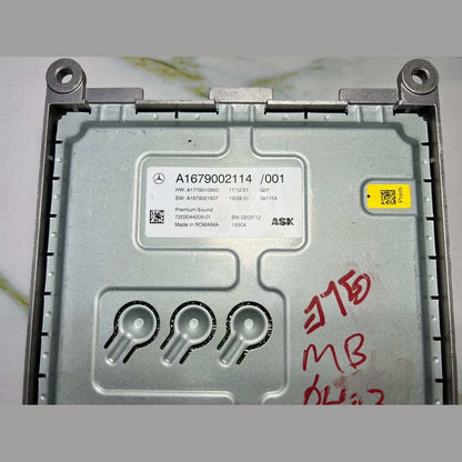 Mercedes-Benz W167 GLE Sound Amplifier A1679002114 A-Class, CLA, GLA