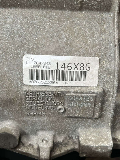 2012-18 BMW F30 320D N47 Automatic Gearbox Transmission 8HP45 OEM 7647343 DIESEL