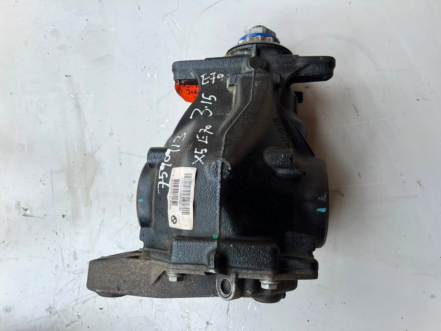 2010-2013 BMW X5 E70 LCI with 3.15 ratio Rear Differential 7590913 OEM