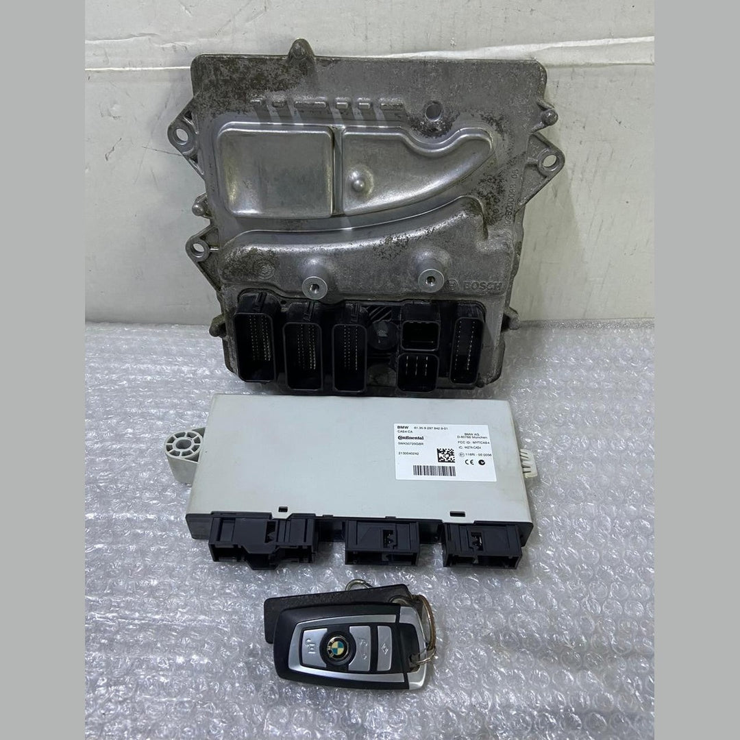 OEM BMW F01 F02 F10 F30 N55 HYBRID DME ENGINE CONTROL UNIT ECU SET 8604275