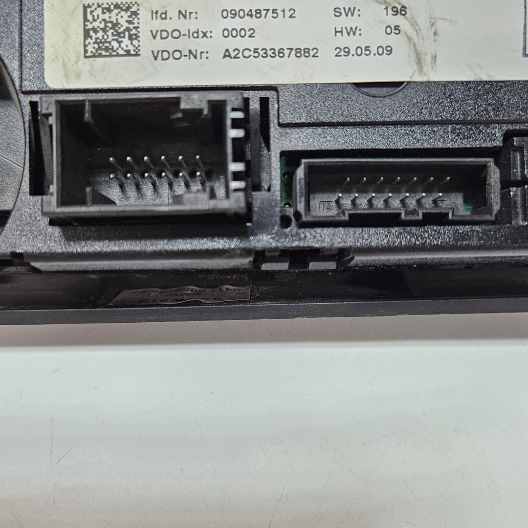 2007-2009 BMW 3 Series E90 E91 E92 E93 328i Climate Control Panel 9199260
