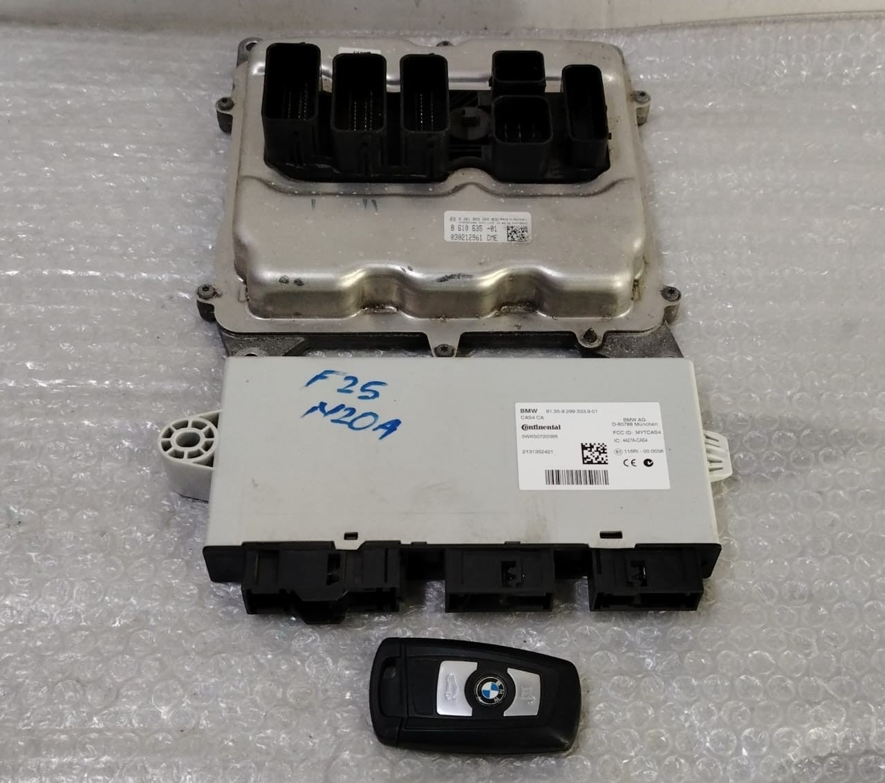 OEM BMW F30 F31 F32 F25 N20 ECU Engine Control Unit DME ECU SET 8639595 BOSCH