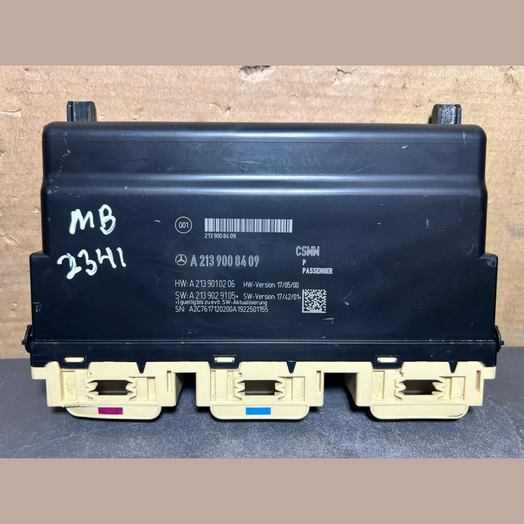 15-20 Mercedes Benz W213 E-Class Passenger Seat Control Module A213 9008409 OEM