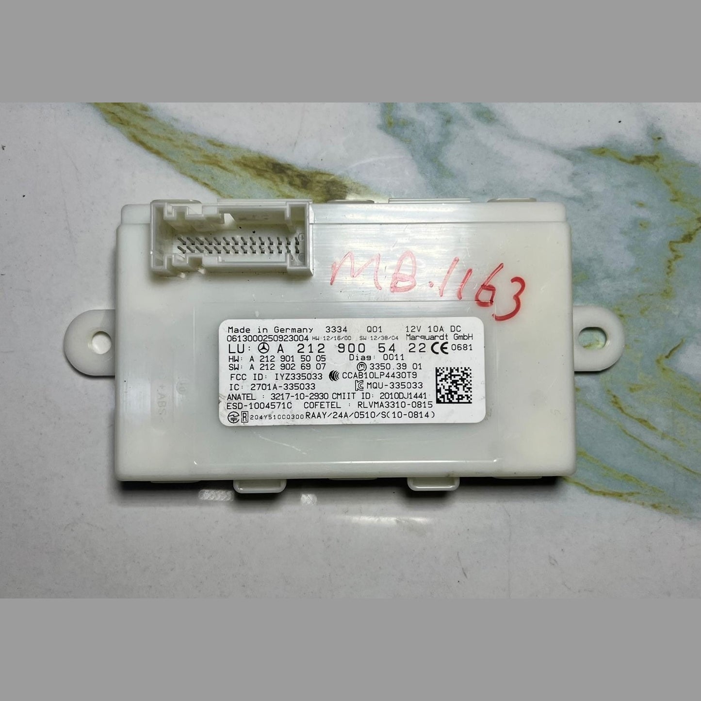 2013-2016 Mercedes GL450 Keyless Go Entry Control Module A2129005422 GL X166