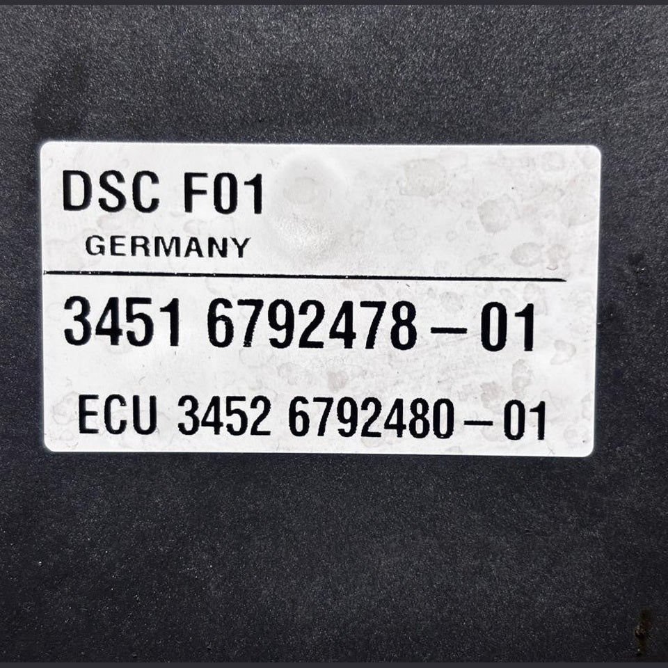 BMW 7 SERIES F01 F02 730D F10 N57 OEM ABS Pump Brake Control Unit 6792478 Bosch