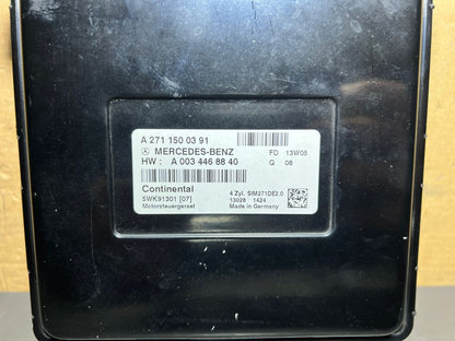 Mercedes Benz W204 C250 ECU ECM Engine Computer Control Module A271 1500391