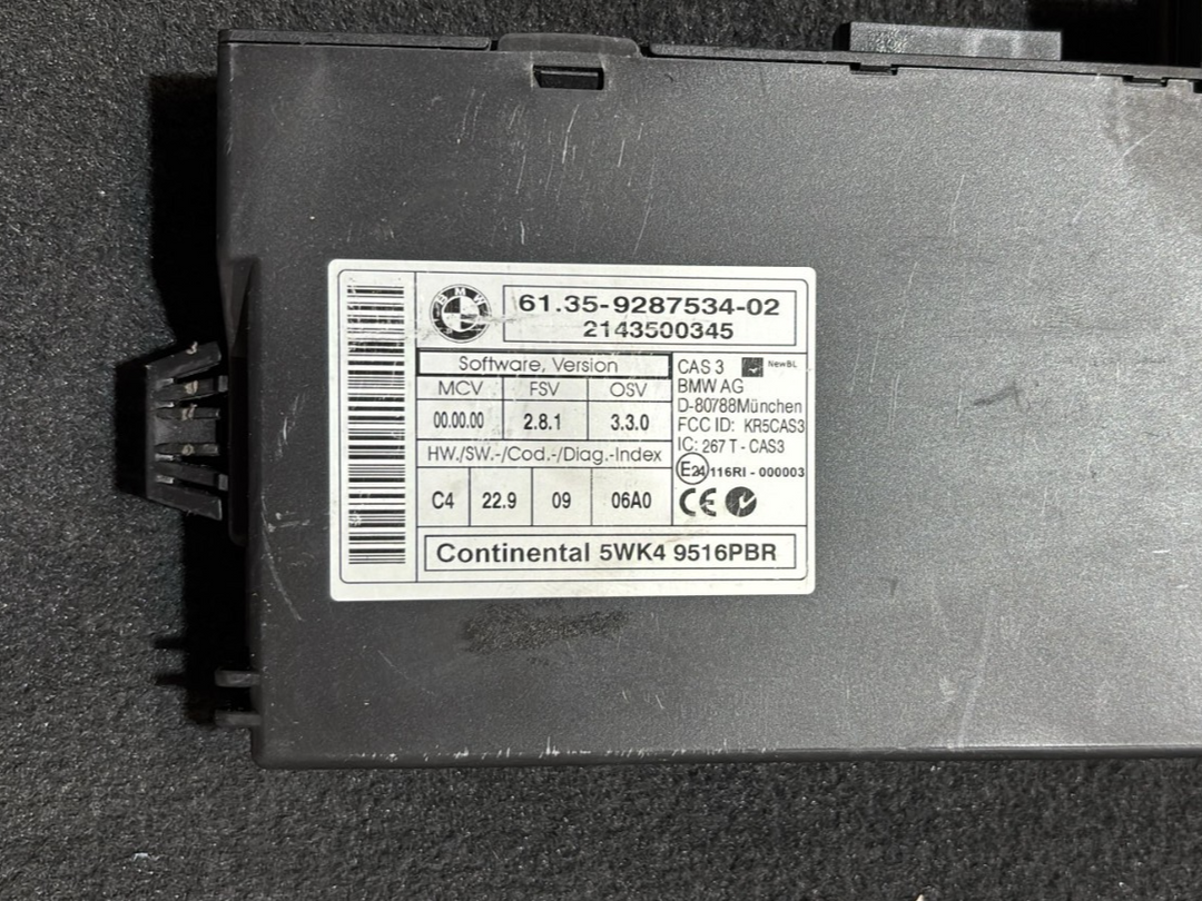 BMW X1 SERIES E84 2014 ENGINE CONTROL UNIT ECU SET + CASE + KEY DME 8631727