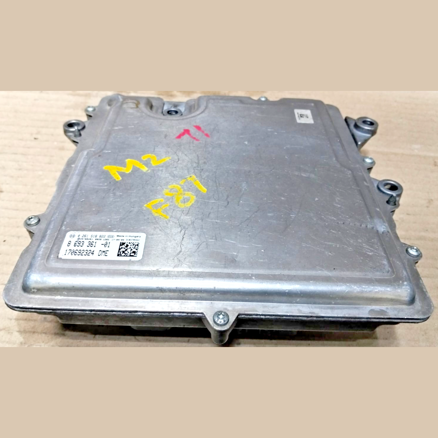 Engine control unit (ECU) for BMW 2 Coupe F87 2015  DME 8693361