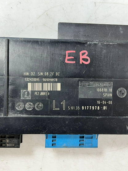 2007-2012 BMW 335i E60, E90, E92 535I Body Control Module 9177978 OEM