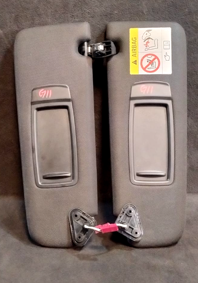 BMW G11 7 SERIES SUN VISOR SET WITH VANITY MIRROR OEM VIN  B314963