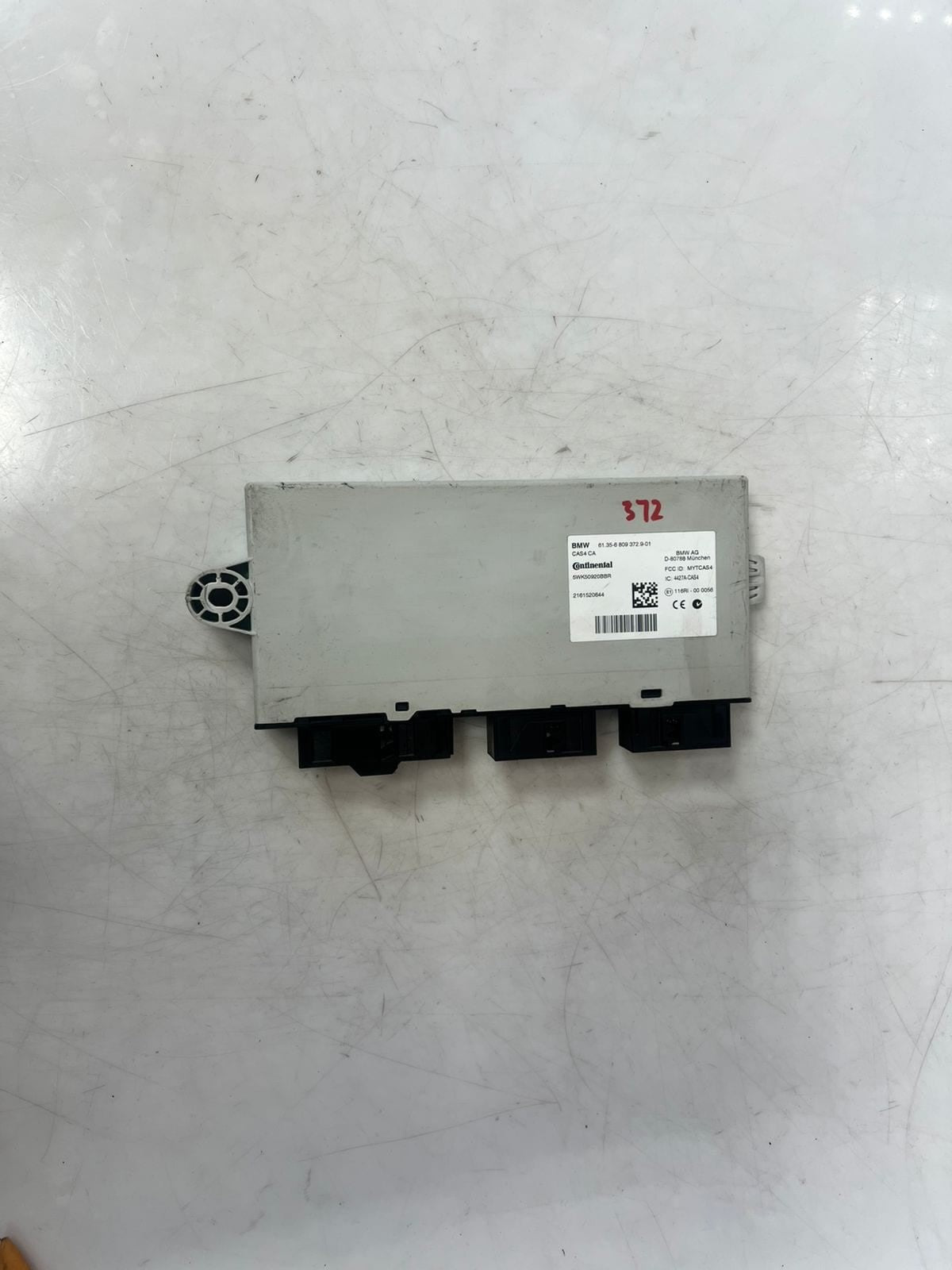 2012 BMW 535i 5 Series F10 and X3 F-Series CAS4 CA Control Module 6809372 OEM