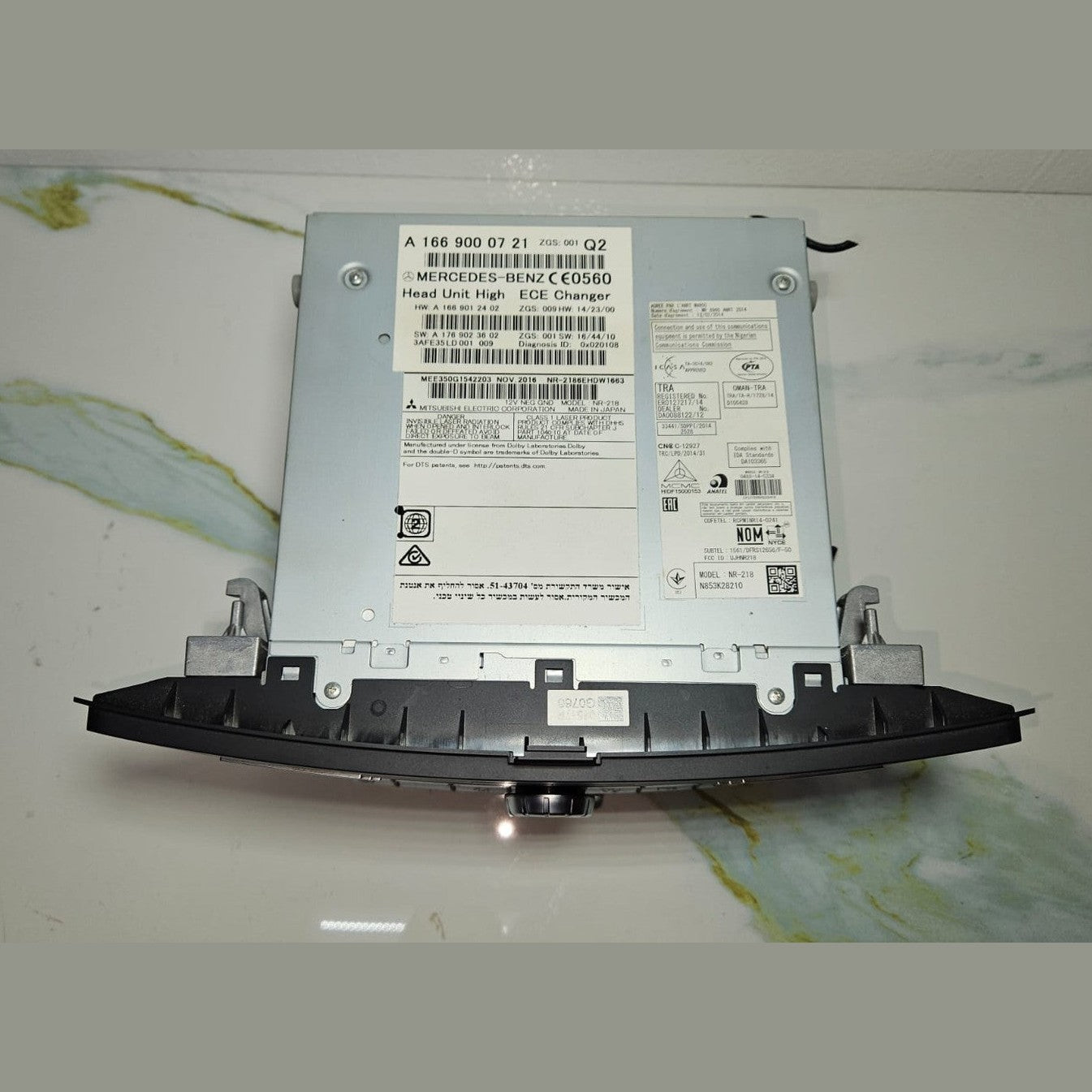13-16 Mercedes W166 ML GLE GLS Radio Audio Head Unit CD Player A166 9000721 OEM