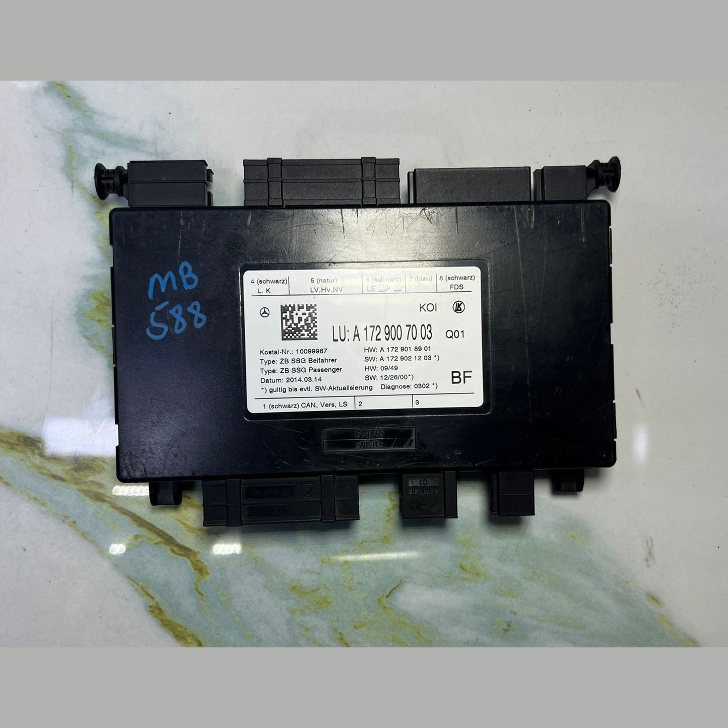 Mercedes W172 SLK W212 Front Passenger Side Seat Control Module A172 9007003 OEM